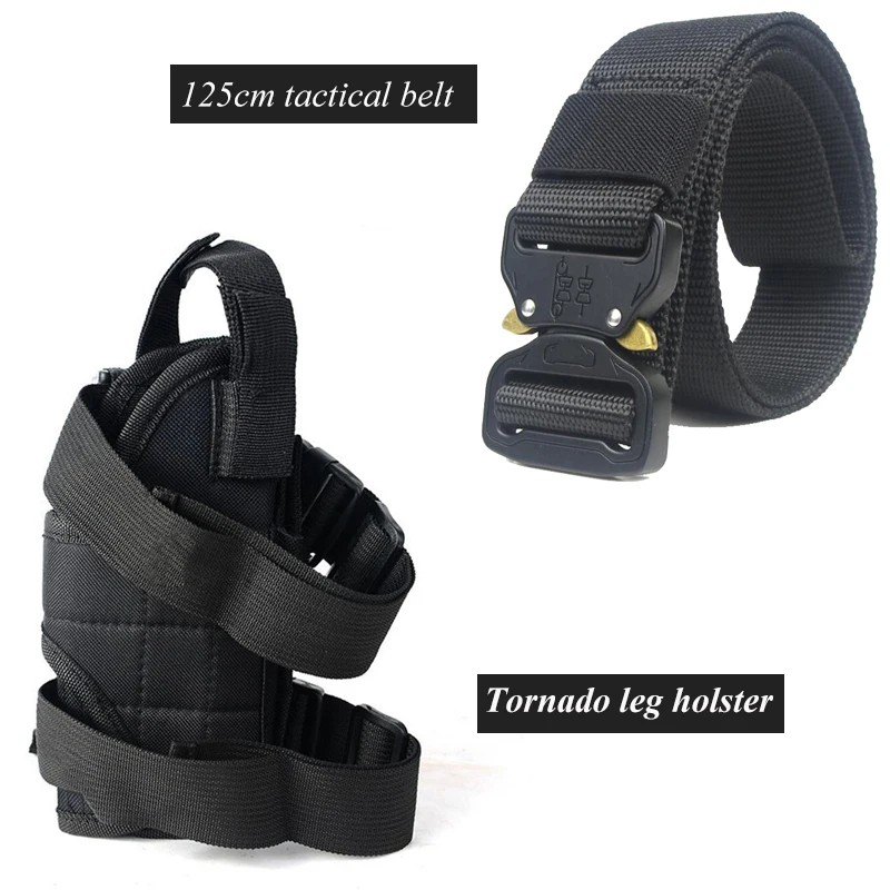

Tactical Tornado Leg Holster Right Hand Drop Leg Hoslter Hunting Airsoft Universal Gun Carry Case Glock Accessories