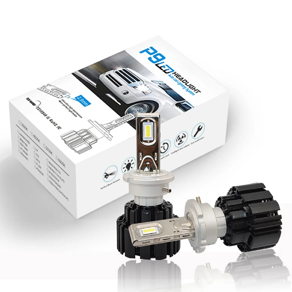 P9 Led D1 D2 D3 D4 H4 H7 H8 H9 H11 H15 H16 5202 9004 9005 9007 9012 P13W лампа автомобильный головной светильник