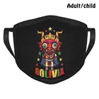 Традиционный подарок Боливии для мужчин лучший подарок многоразовая маска для лица с забавным принтом