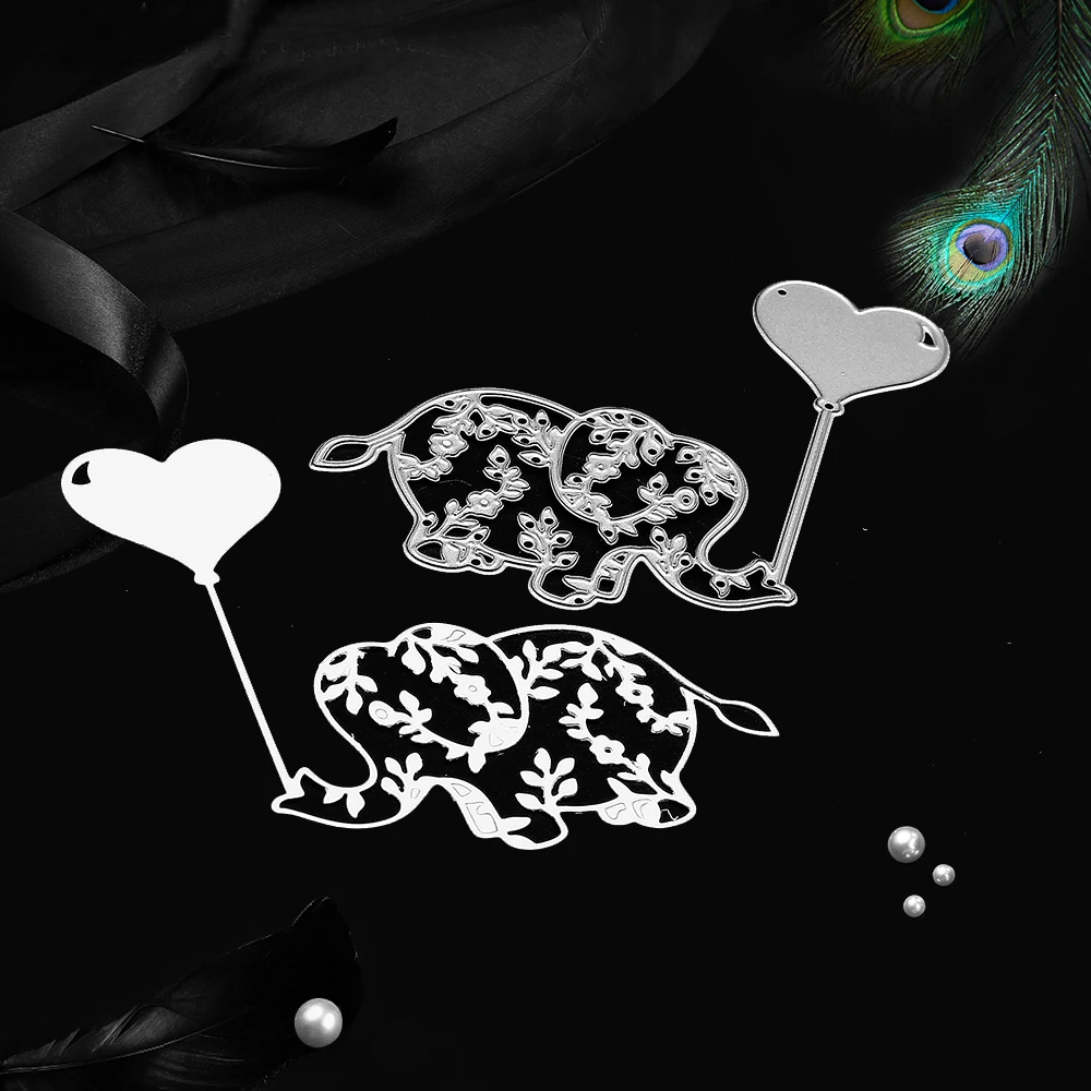 Металлические режущие штампы Elephant для скрапбукинга рукоделия трафарета