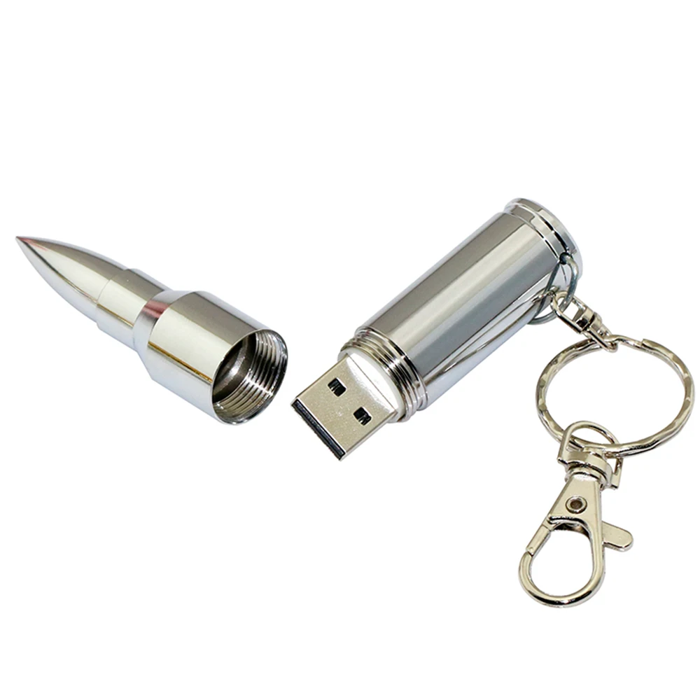 

USB stick High quality metal pen drive 4GB 8GB 16GB 32GB 64GB bullet memory stick Personalized gift mini usb flash drive 128GB