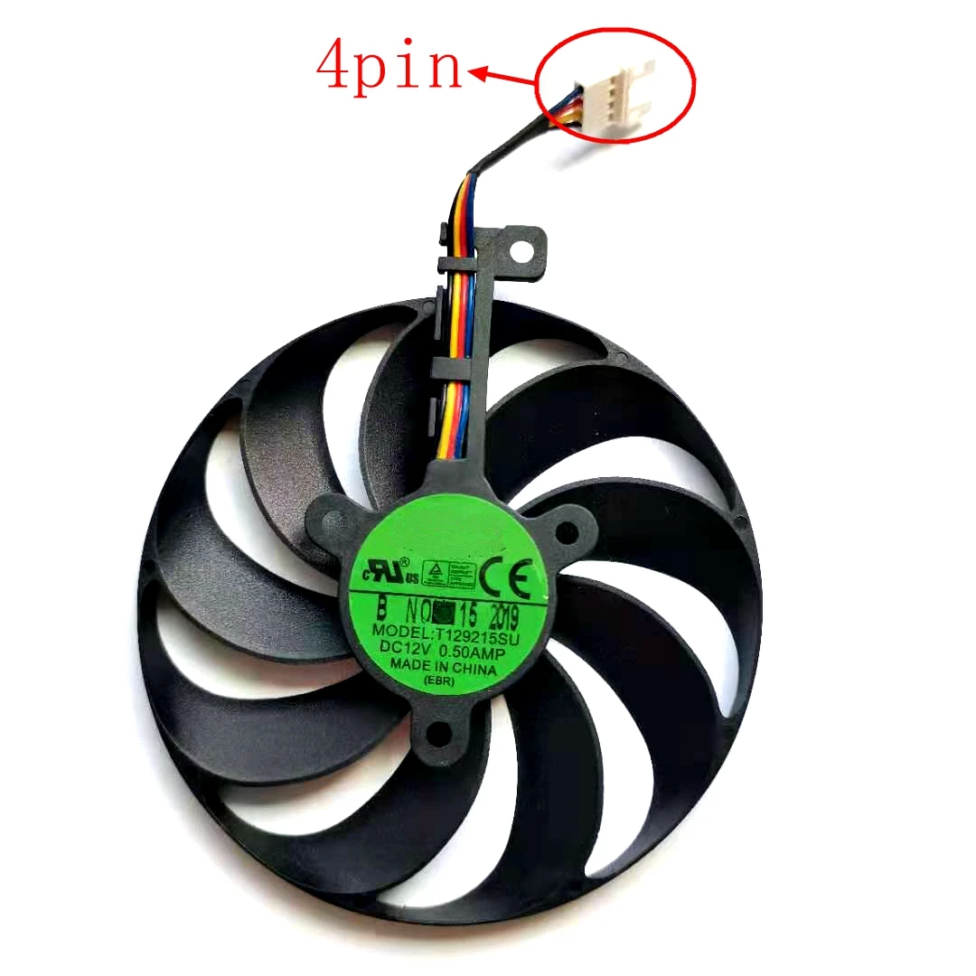 Новый T129215SU 3 шт./лот 88 мм 7pin для ASUS ROG STRIX RTX 2070 2080TI RTX2080 RX 5600 XT 5700XT видеокарта