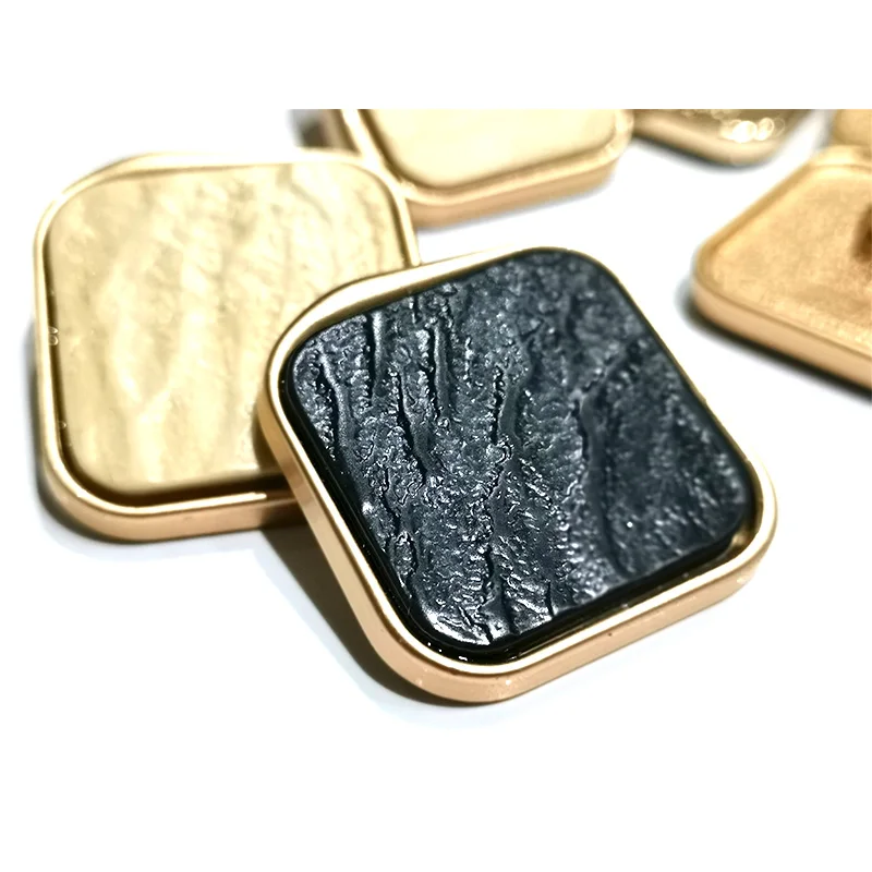 10 шт. металлическая Глянцевая пуговица из смолы сплава для шитья вручную