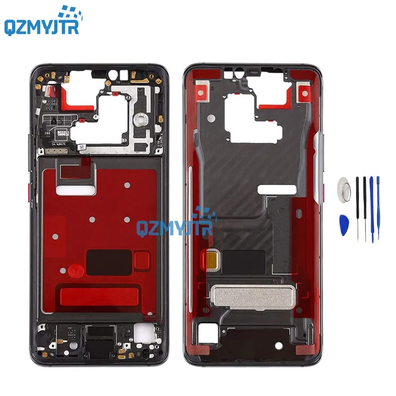 

6.53" For Huawei Mate 20 Battery Cover Back Housing Glass Rear Door+Middle Frame Front Bezel Lcd Support With Adhesive