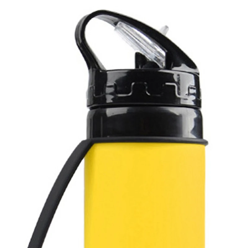 

Collapsible Water Bottle Portable Leak-Proof Silicone Kettle Outdoor Travel Camping Drink Sport Water Bottle