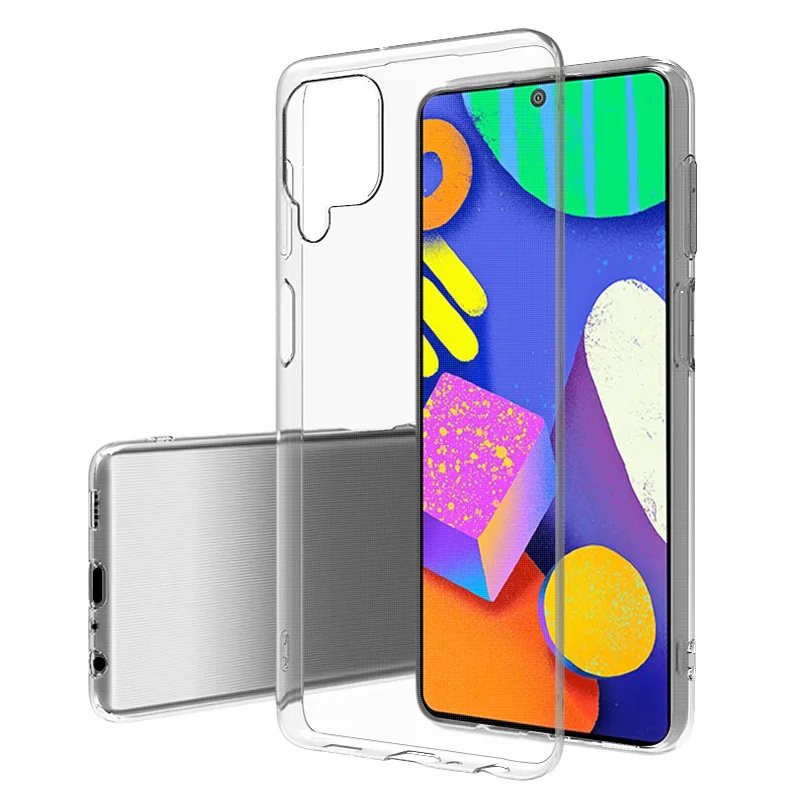 Ультратонкий чехол для телефона Samsung Galaxy A22 ТПУ силиконовый прозрачный мягкий
