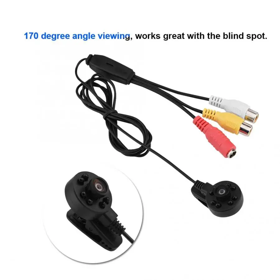 HD 170 Degrees Wide Angle Camera 8 LED IR Night Vision Audio and Video FPV PAL Micro | Компьютеры и офис