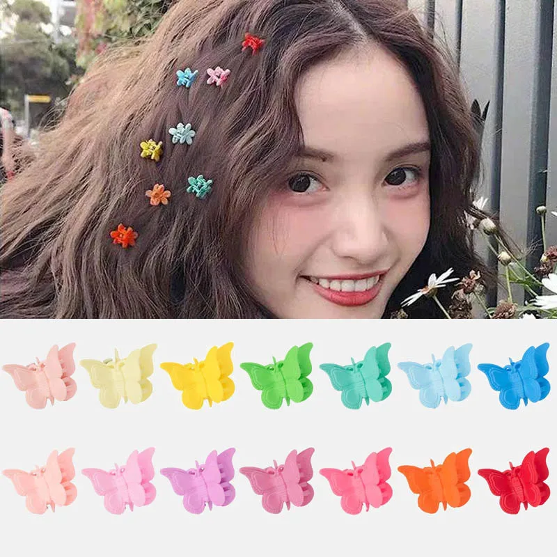 Заколки для волос в виде бабочек разных цветов 20/50/100 шт. |