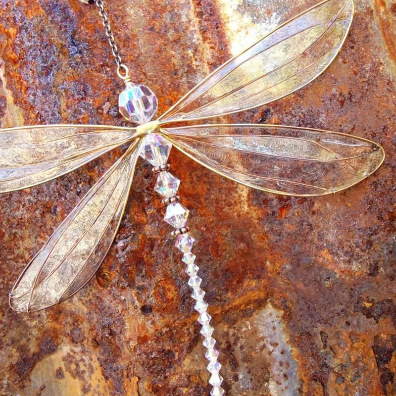 Металлическая сказочная Стрекоза настенное искусство для украшения сада