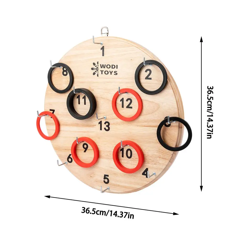 

Hot Sale Rings Toss Game Indoor Wall Toss Ring Game Set For Kids Adults Toss Game Adult Party Family Interactive Game Set