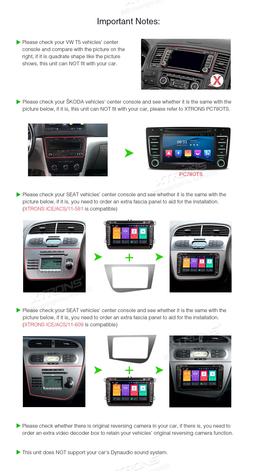 XTRONS " Android 9,0 PX5 автомобильный dvd-плеер радио gps для VW Volkswagen Golf Passat Touran Tiguan Sharan Magotan для Skoda на сиденье