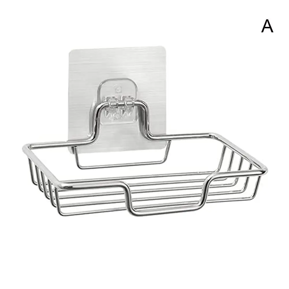 

1 шт. креативный стальной стеллаж для мыла без дрели, стеллаж для хранения мыла, настенный стеллаж для хранения, держатель, аксессуары для ва...