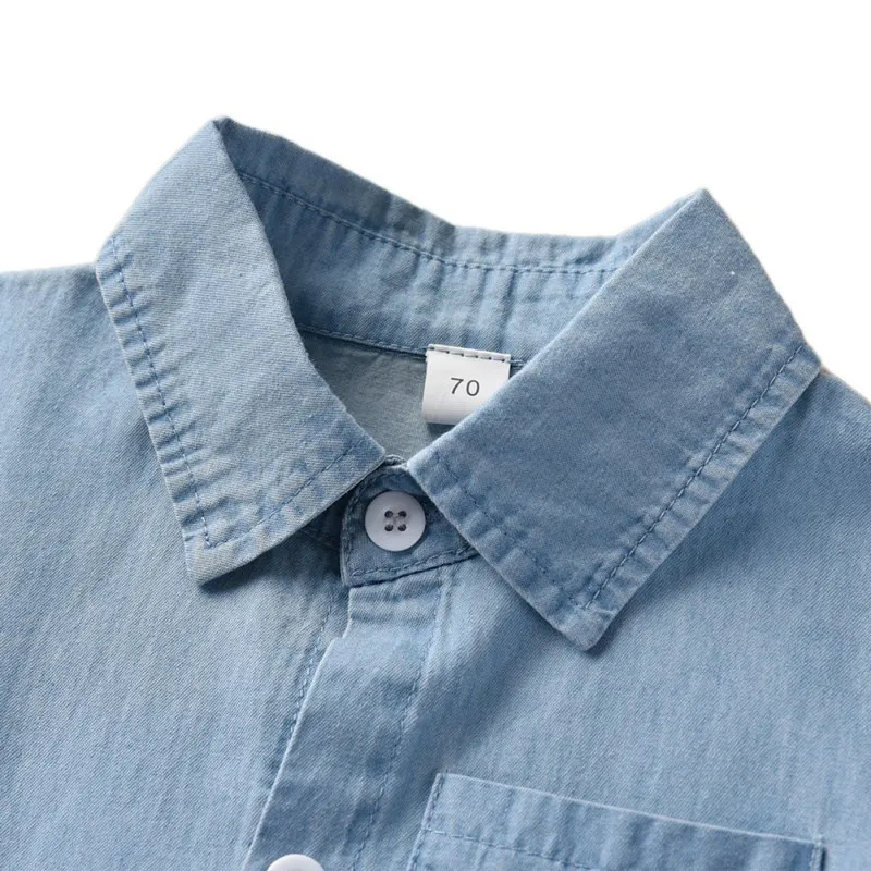 

0-12M Summer Infant Baby Girl 2021 Denim Romper Clothes Solid Print Casual Denim Jumpsuit Rompers Bodysuit Jumpsuit Clothes