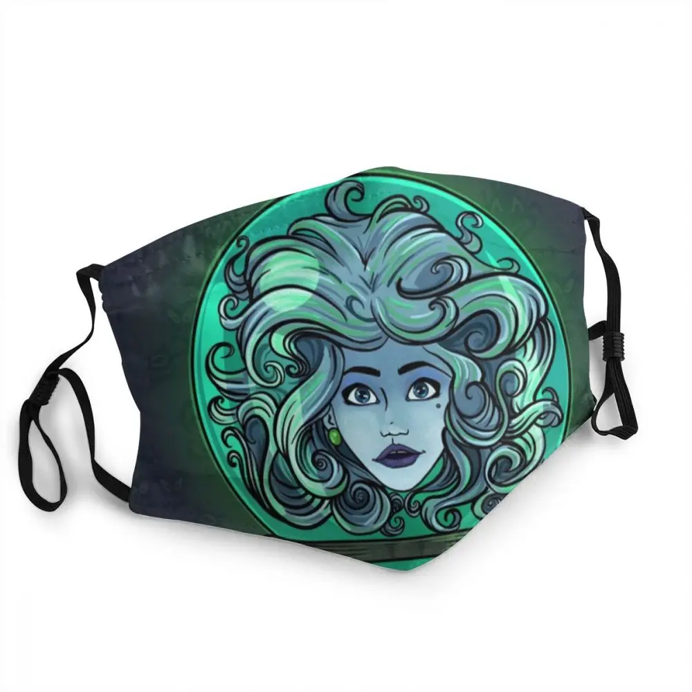 

Haunted House Reusable Men Women Face Mask Madame Leota Anti Dust Protection Cover Respirator Mouth Muffle