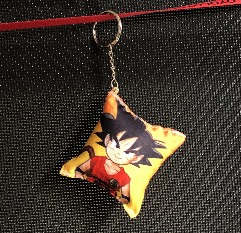 Новинка аниме драконий жемчуг Гоку узор ткань брелок 3D боковая цепочка для