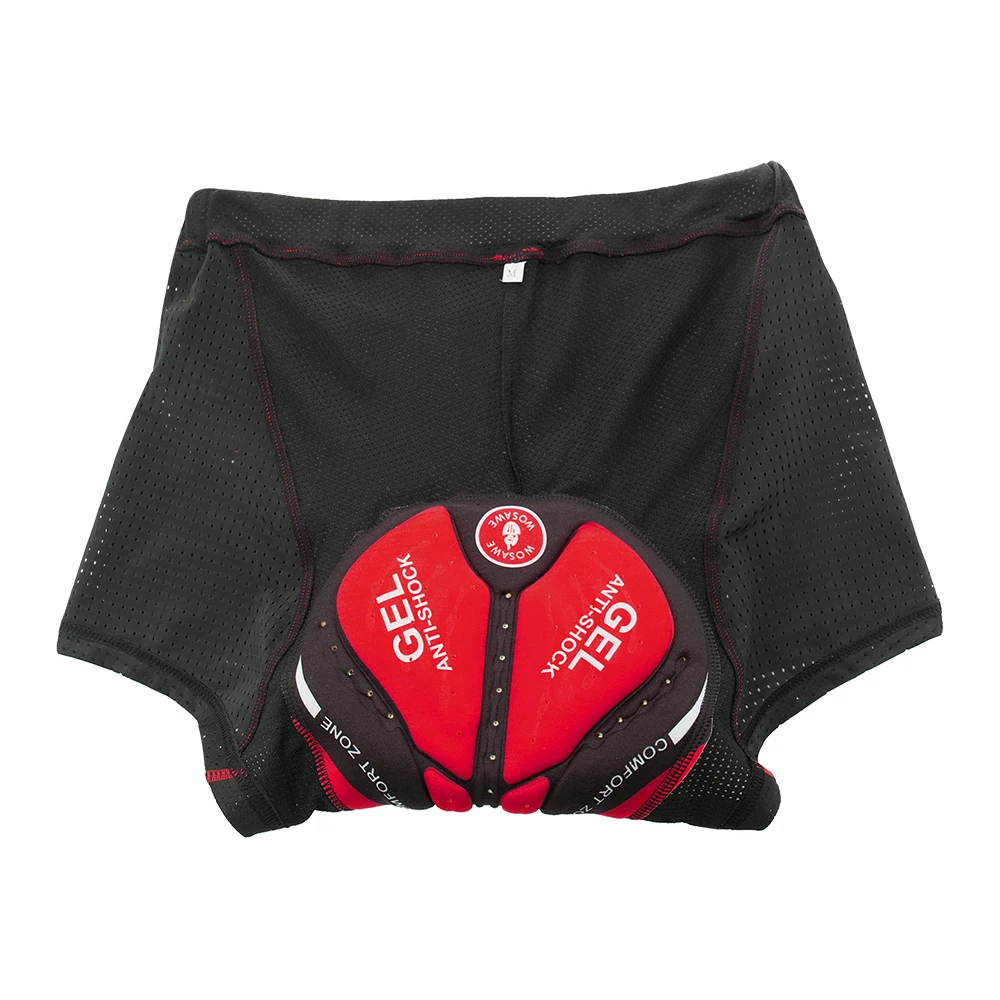 Шорты WOLFBIKE мужские с гелевыми вставками дышащие нижнее белье для горных