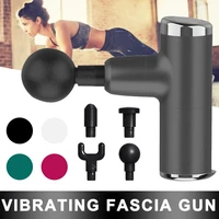 mini electric massage gun deep muscle fascial body massager gun tissue percussion small fitness equipment acid relief pain relax
