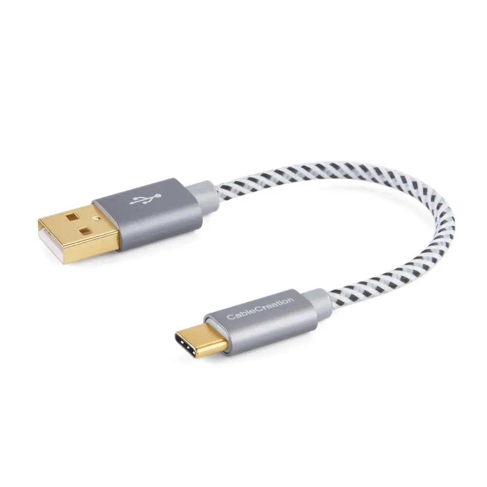 CableCreation короткий USB C кабель 480 футов к A в оплетке 3 А Мбит/с совместим с новым MacBook