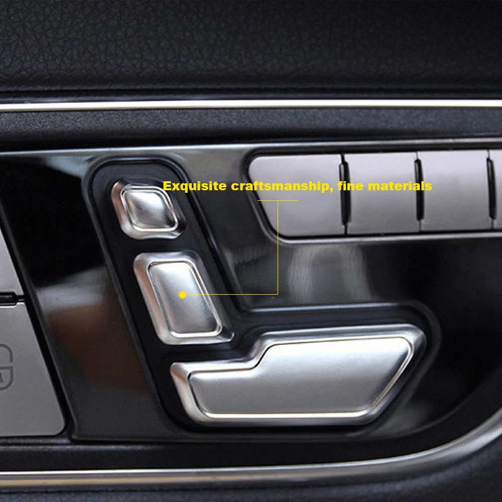 6 шт./компл. для Mercedes Benz C E Class механизм регулировки сиденья кнопки декоративное
