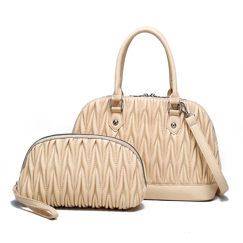 

2020 женская сумка кожаная новая женская сумка оболочка PU женская сумка через плечо 2 шт./компл. дизайнерская сумка-тоут