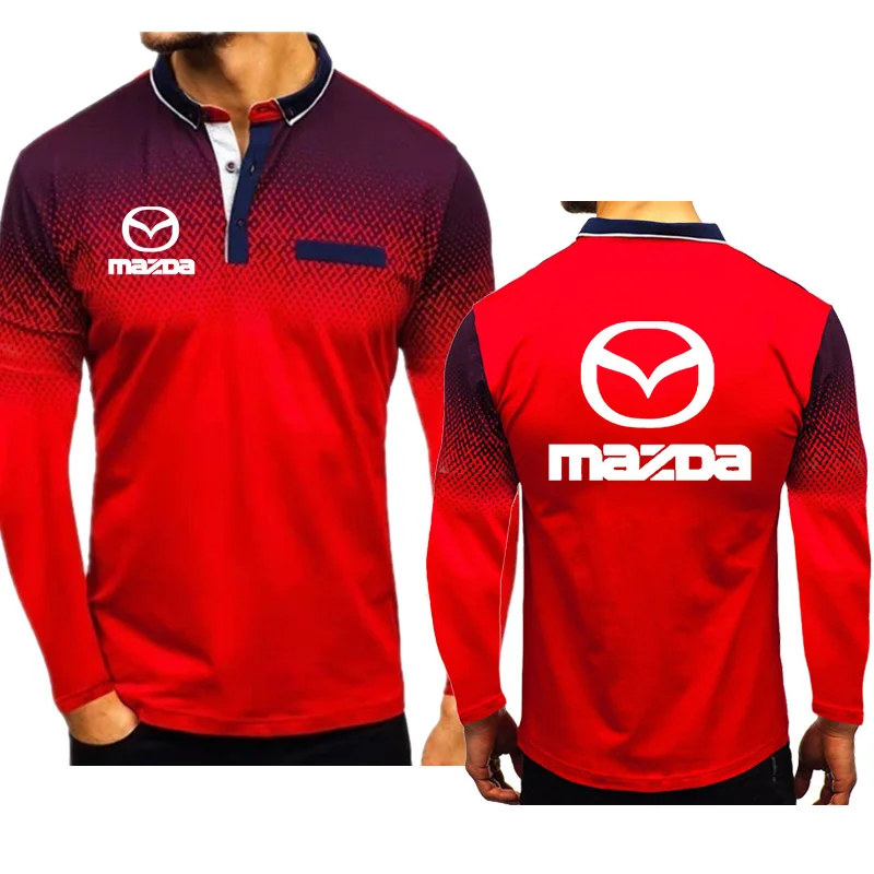 

Spring Autumn Casual Fashion Men's hoodie Mazda Car Logo Printing Cotton Sweatshirt High Quality Men's pullover