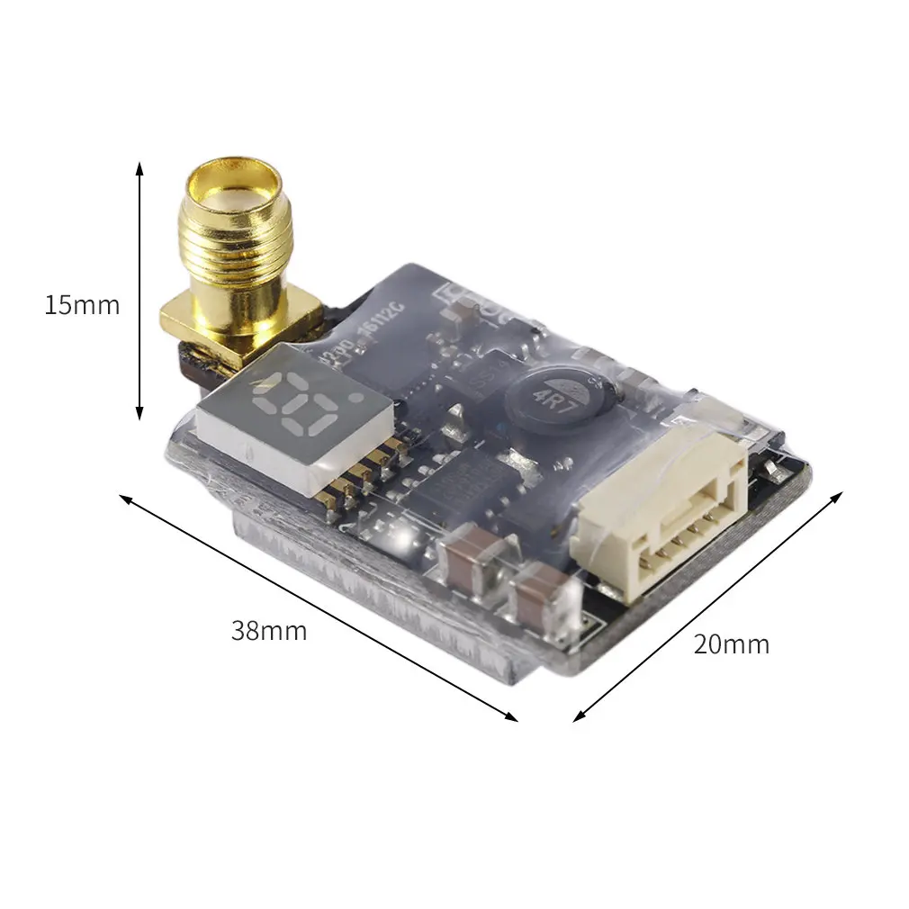 

TS58200 48 Frequency Point 25-600MW Adjustable SMA Image Transmission Module Transmitter For FPV Airplane Plane Multicopter