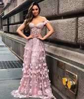 dusty pink evening dress off shoulder a line laces flowers v neck backless sweep train illusion prom dress %d0%bf%d0%bb%d0%b0%d1%82%d1%8c%d1%8f %d0%b7%d0%bd%d0%b0%d0%bc%d0%b5%d0%bd%d0%b8%d1%82%d0%be%d1%81%d1%82%d0%b5%d0%b9