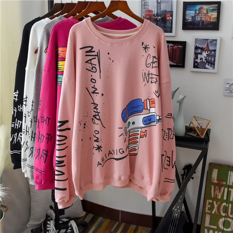 Махровая хлопковая толстовка уличная Женская с капюшоном осенняя новинка