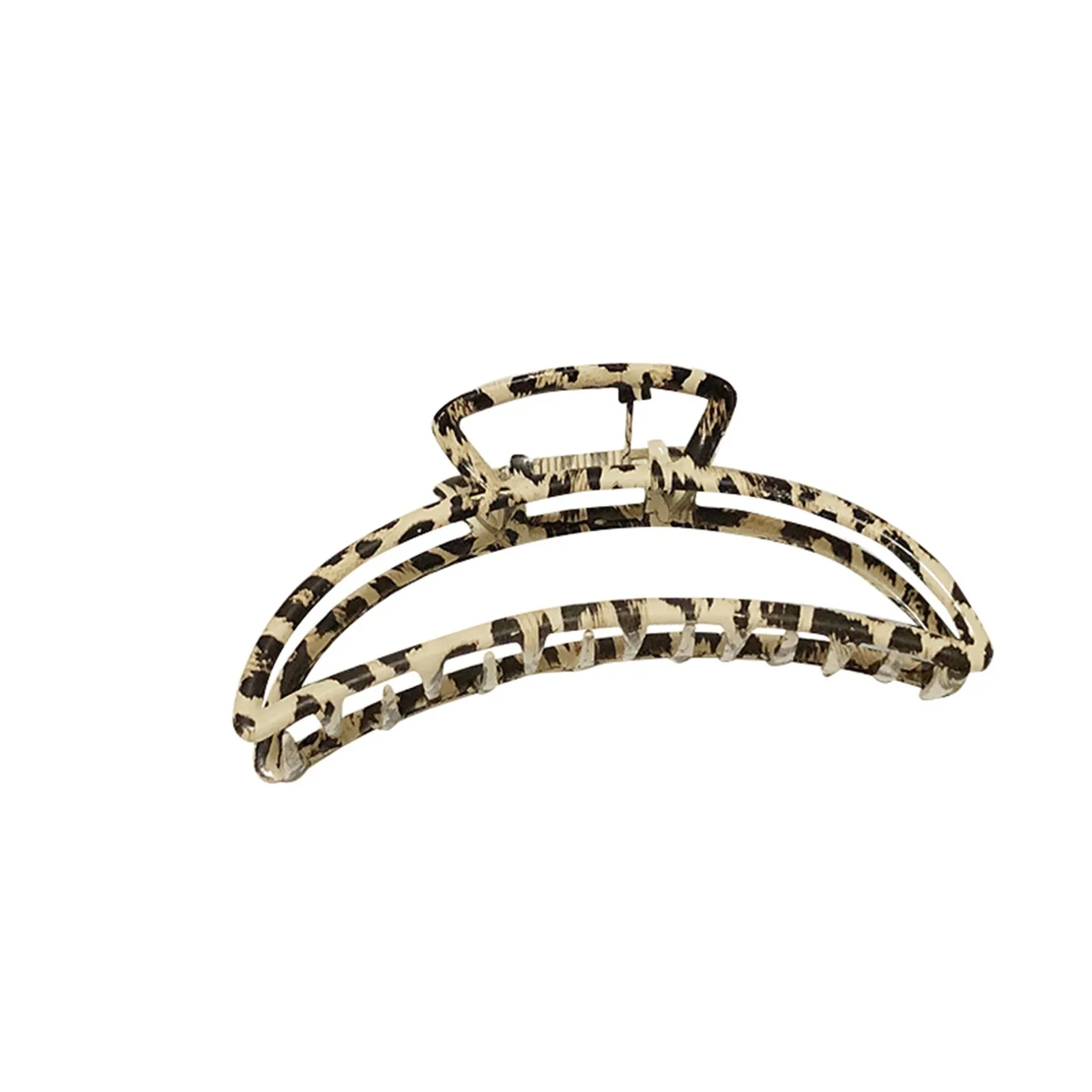 

1PC Korean New Hair Claw Barrettes For Women Fashion Girl Metal Geometric Hollow Out Headwear Hair Accessories Suitable Non-Slip