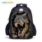 Детский рюкзак с поп-принтом животных, детская школьная сумка с динозавром Мира Юрского периода для девочек и мальчиков