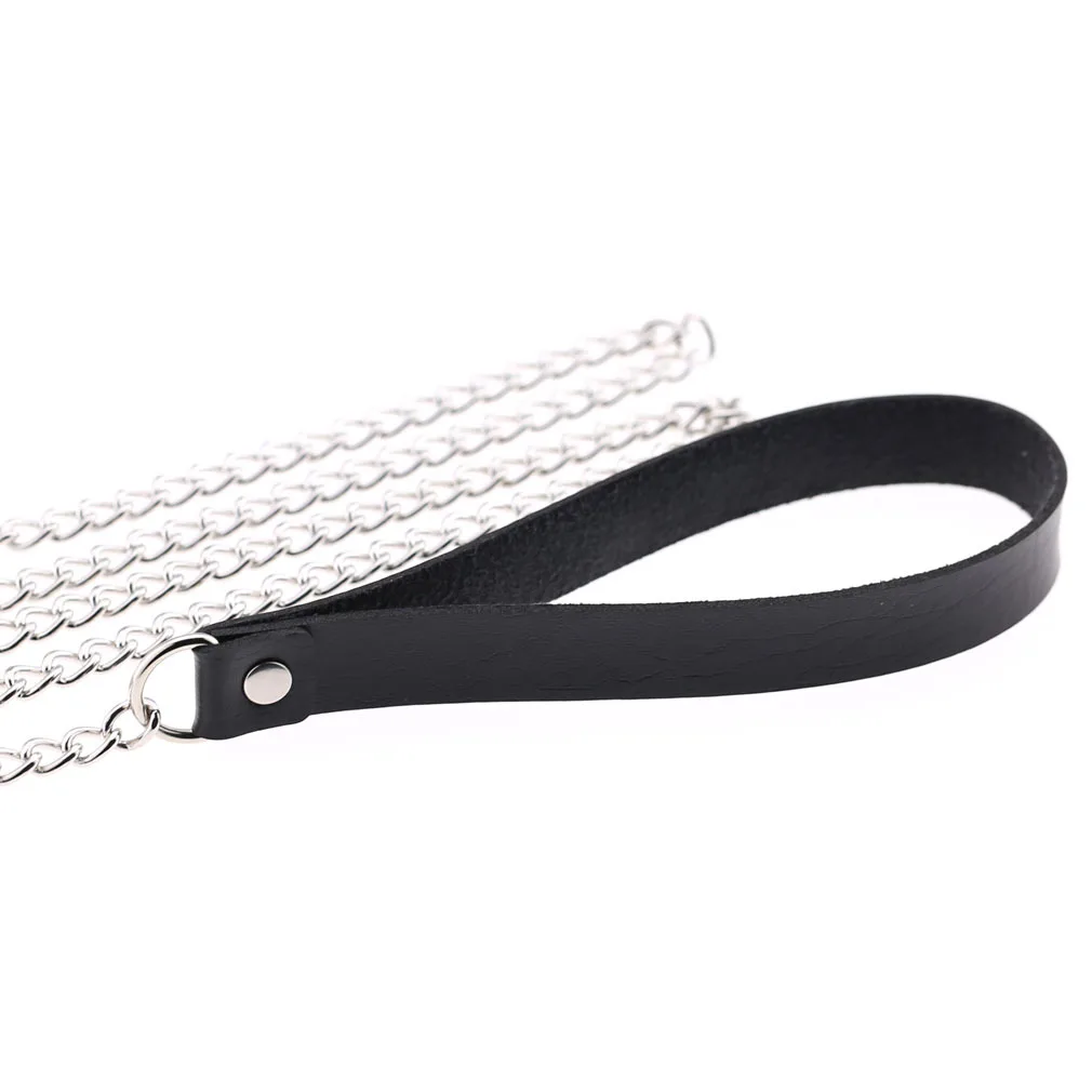 Gay Leather Slave Collar Necklace for Women Black Bandage and Leash Sex Games Couple Erotic Accessories Adjustable |