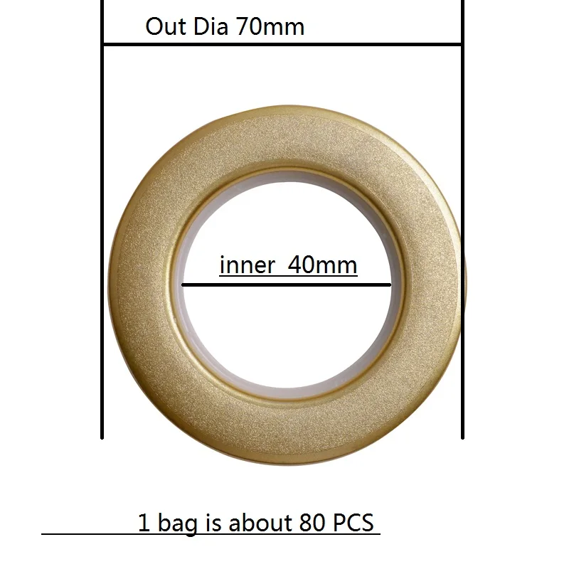 Заводская поставка 80 шт./сумка аксессуары для занавесок кольца римские