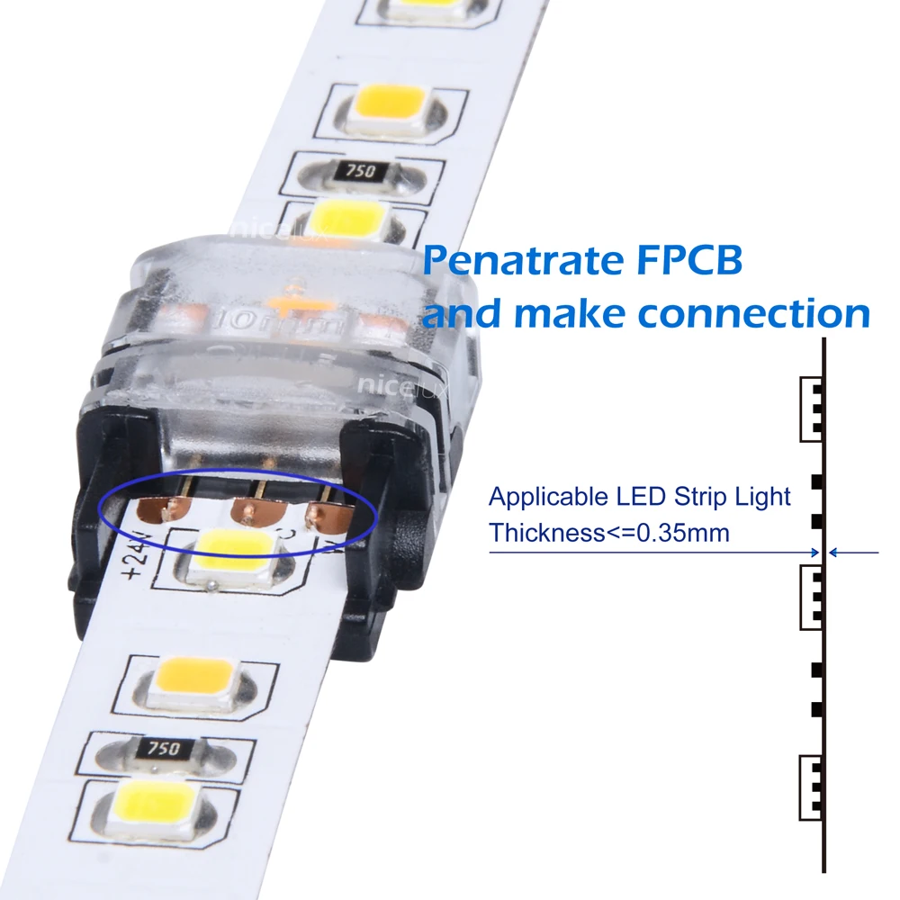 10 шт. разъем для 3 контактного мм IP20 WS2812 неводостойкий светодиодный цифровой