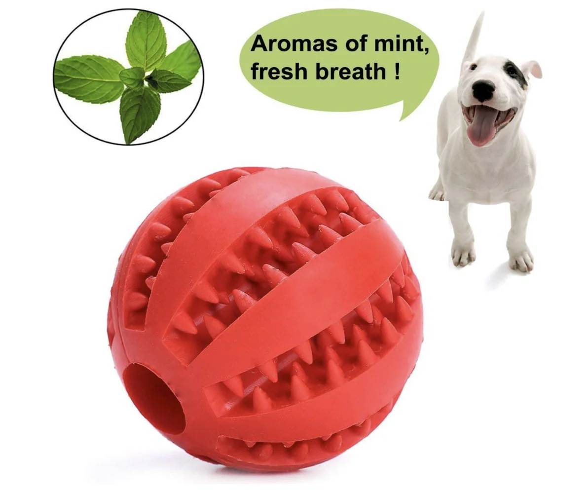 Мяч для жевания домашних животных Интерактивная эластичная игрушка Жевательные