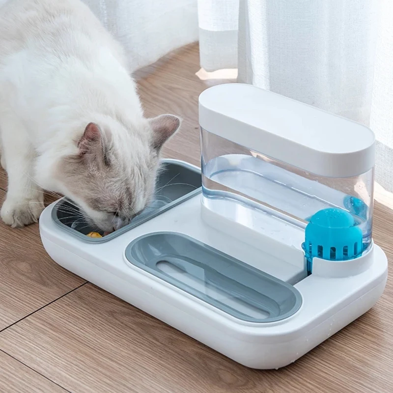 

Automatic Water Dispenser for Cats and Dogs, Mobile Unplugged Feeder Capacity Anti-Overturning Pet Drinking Bowl