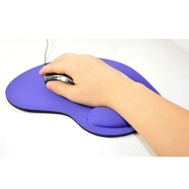 

New Small Feet Shape Mouse Pad Support Wrist Comfort Mat Soild Color Computer Games Mousepad Creative EVA Soft Mouse Pad 1 Pc
