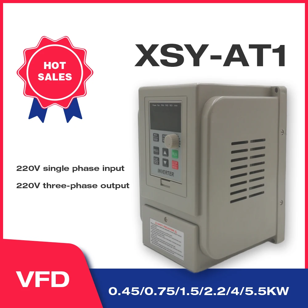 Преобразователь частоты VFD 1.5kw/2.2kw/4KW CoolClassic XSY-AT1 3P 220V Выход Бесплатная доставка VFD инвертор частоты Wcj3