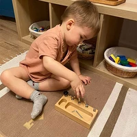 baby tool toys montessori sensory busy board montessori educational wooden toys for children of 3 years learning games child