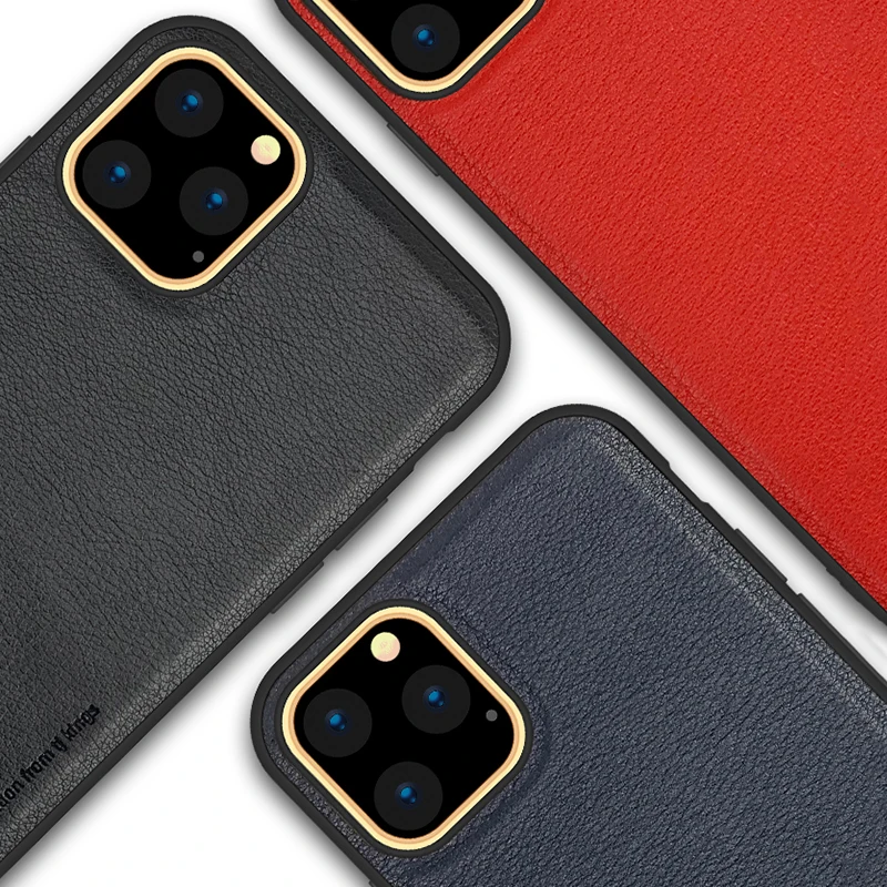 Bonola первый слой воловьей кожи чехол для iPhone 11/11Pro/11ProMax высококачественный