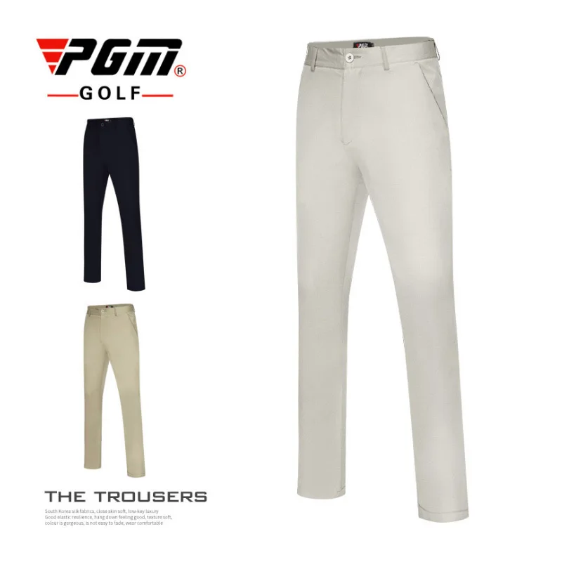 

PGM 2020 Summer Men's Golf Pants Jewelry Pocket Slim Medium thickness quality trousers elastic breathable Sports leisure pants