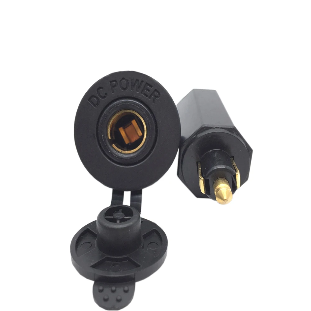 

Male Hella DIN Socket to Female Standard Cigarette Adapter For Motorcycles EU