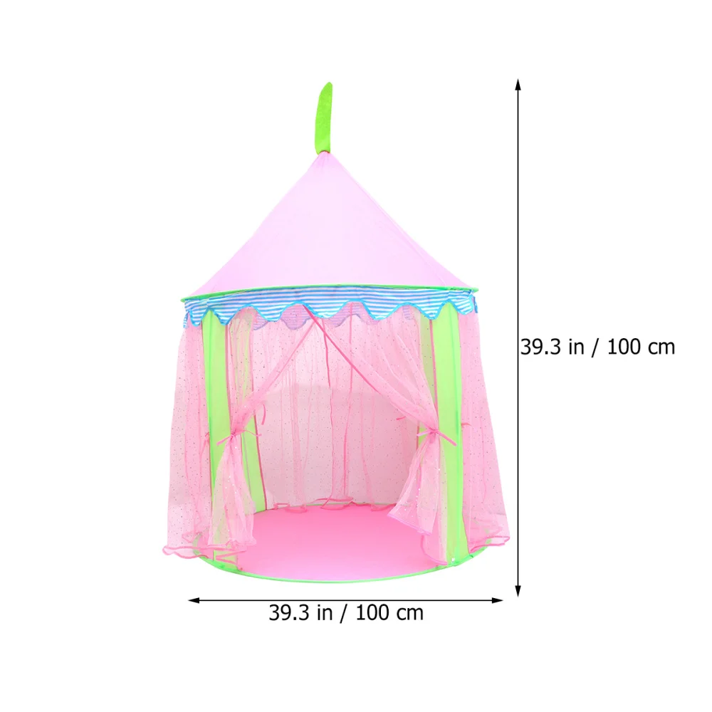 

Girls Castle PLay Tent Fairy Castle Tent Playhouse Children Kids Outdoor Toys