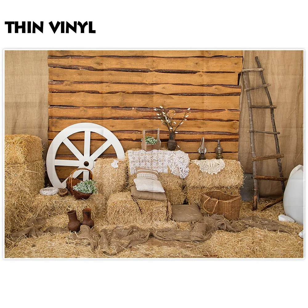 Фон для фотостудии Allenjoy Осенняя деревянная доска фермерский деревенский ребенок