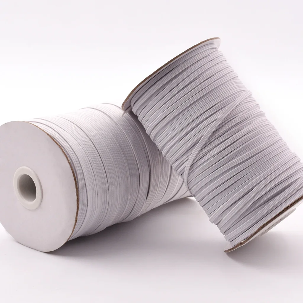 Эластичная лента 3 мм 6 штаны с эластичным поясом резинкой шнур для маска черный