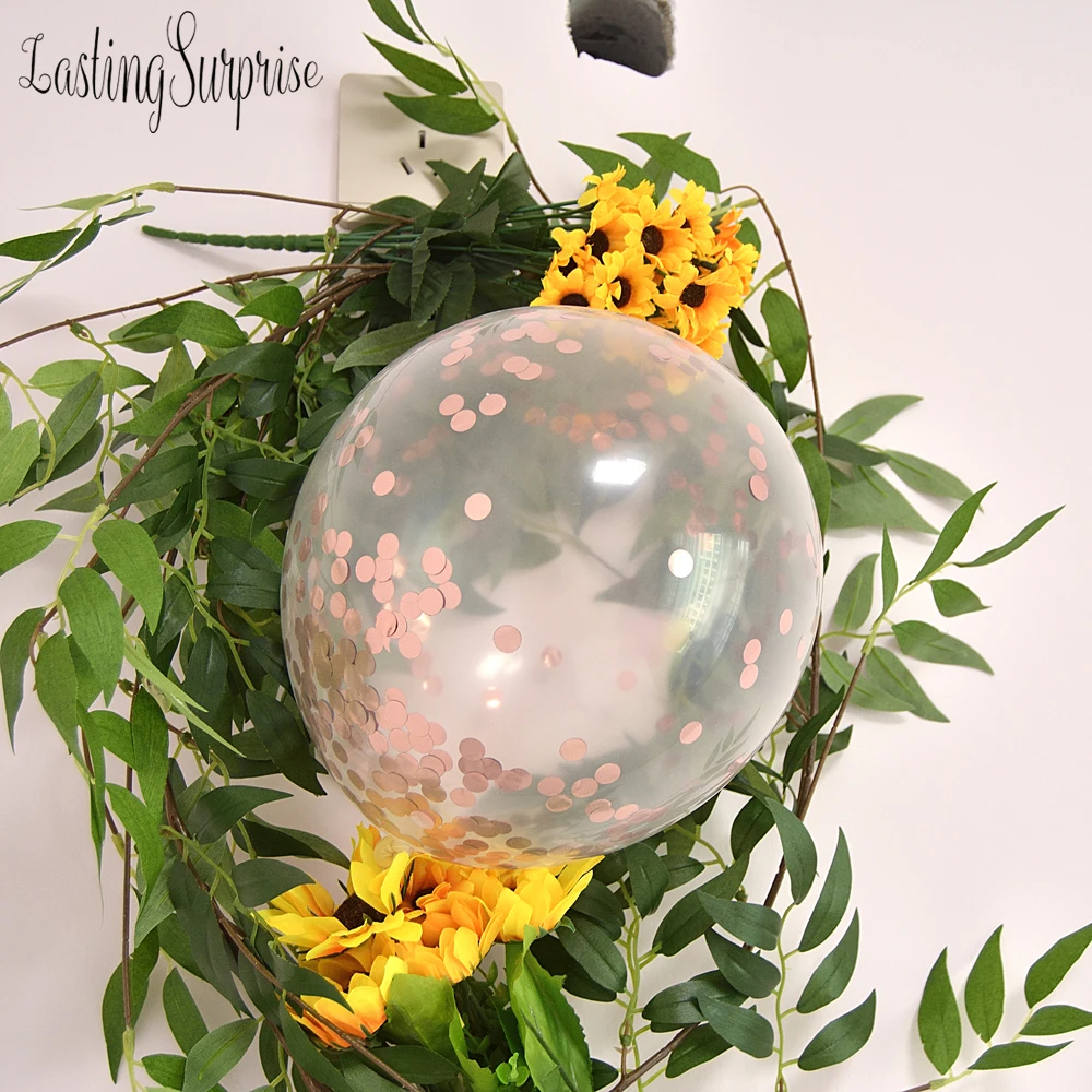 5 шт. 12-дюймовые воздушные шары с конфетти | Дом и сад