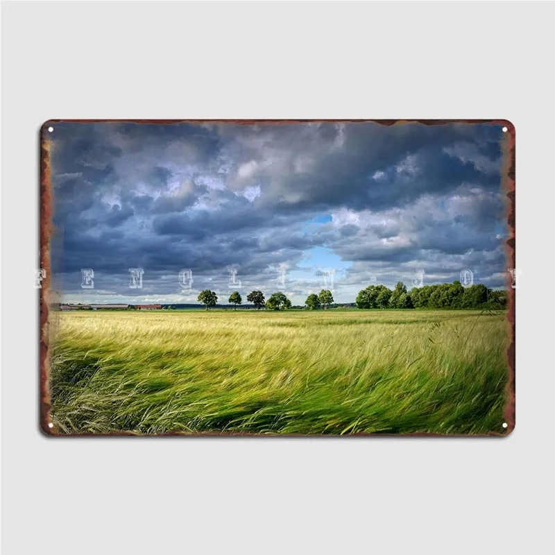 

Field Metal Plaque Poster Club Home Pub Garage Poster Vintage Tin Sign Poster