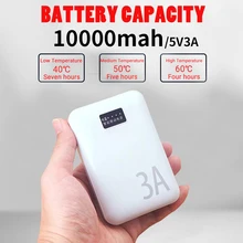 Power Bank 10000mAh/5V3A Portable Charging Powerbank Mobile Phone External Battery Fast Charging Warm Palace Belt Heating USB