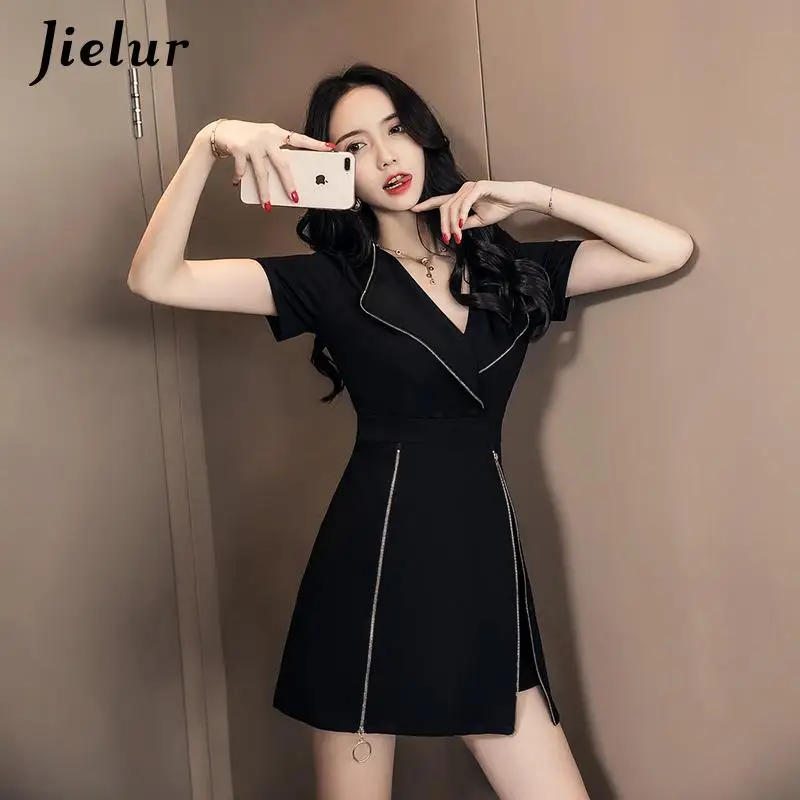 Jielur элегантное платье комплект из двух предметов корейское 2020 летнее женское
