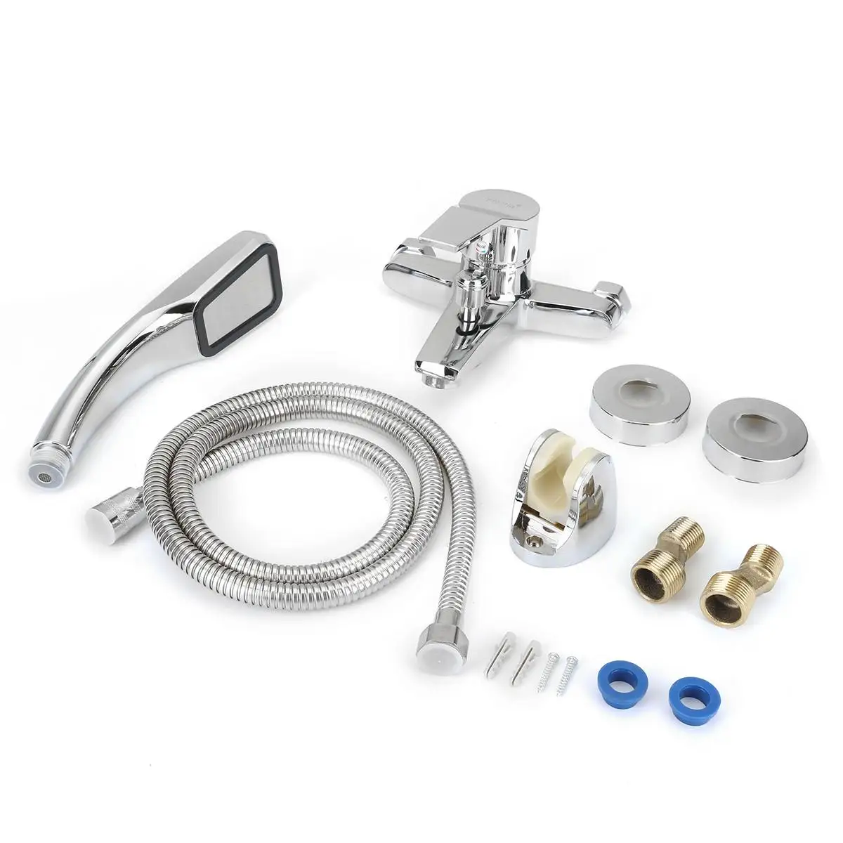 

Bathtub Faucet Bath Faucet Mixer Tap Shower Set Wall Mounted Hand Held Shower Head Kit Shower Faucet Sets Bath Water Mixer
