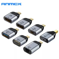 anmck switcher type c to hdmi vga cable 4k 60hz video interface adapter for macbook pro huawei mate pro usb c to dp converter